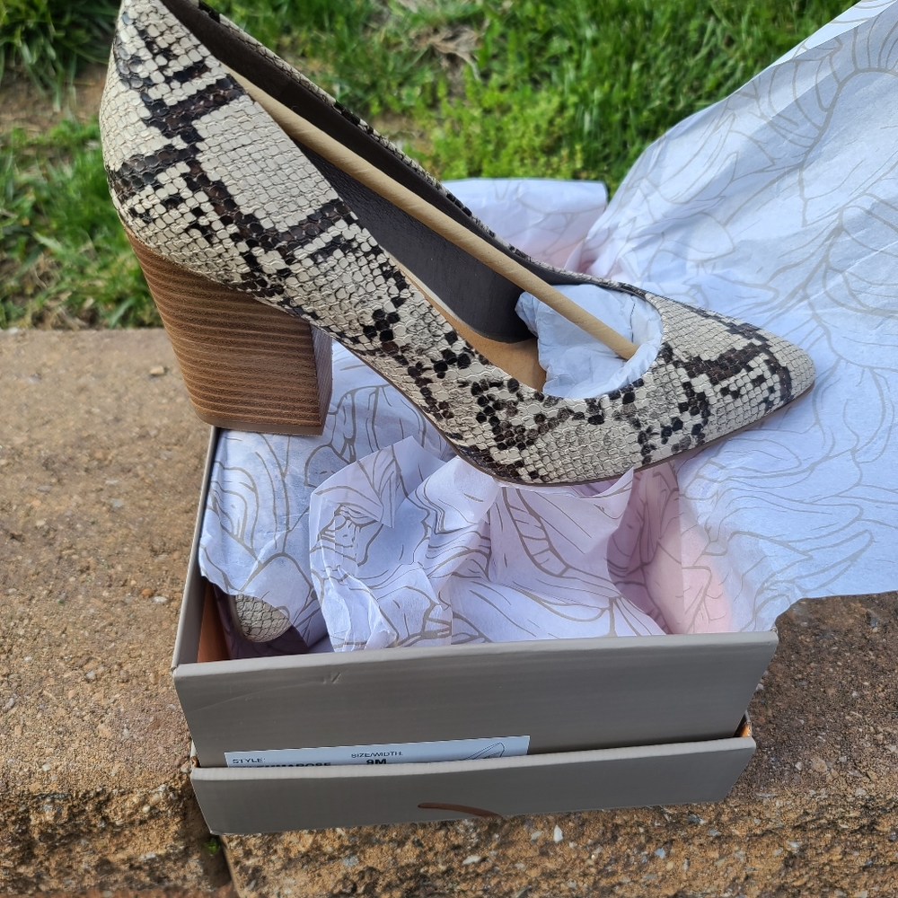 Snakeskin design Heels